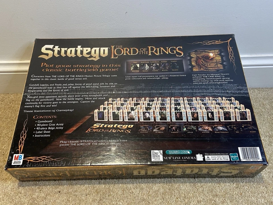 The Lord Of The Rings STRATEGO Trilogy Edition Milton Bradley BRAND NEW & SEALED - Image 2 of 4