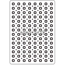 #118 Darice Embossing Folder Essentials  " CIRCLE BACKGROUND "  #1215-60