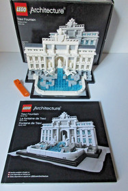 LEGO Architecture TREVI FOUNTAIN - 21020 - Box & Manual ~ Nice Used