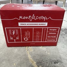 RentACoop Electric Fence Set   Energizer, Voltmeter, Handle, Rod
