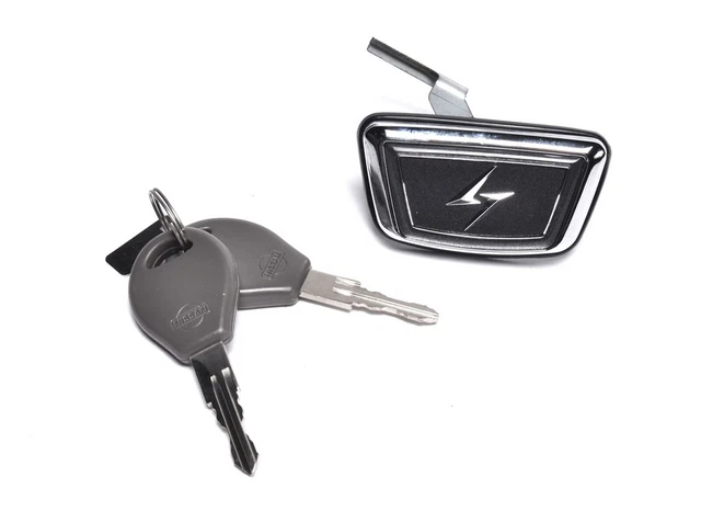 Genuine Nissan Silvia S13 Rear Trunk Lock Emblem NEW OEM H4660-35F27 - Image 2 of 2