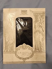 VINTAGE GRACILE HOSIERY CONTROL TOP PANTYHOSE, MED, Lycra Sheer, Color Noire