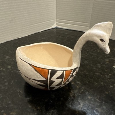 VINTAGE ACOMA NEW MEX. POLYCHROME MYTHICAL BIRD