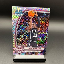 2024-25 Bowman Chrome U X-Fractor #35 Josh Hubbard Mississippi State Bulldogs