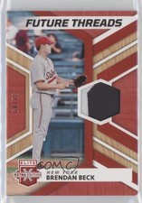 2022 Panini Elite Extra Edition Future Threads Red 31/49 Brendan Beck #FT-BB c2a
