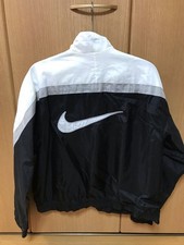 90s Vintage Nike Nylon Jacket for Boys, Size M/L with Big Logo