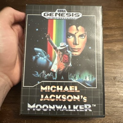 Michael Jackson's Moonwalker (Sega Genesis) Game In Box - Tested - Authentic