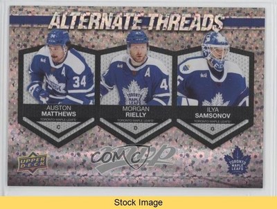 2023 MVP Alternate Threads Auston Matthews Morgan Rielly Ilya Samsonov READ 9jn