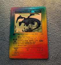 Pokémon TCG Shining Charizard 107/105 Neo Destiny Holo Secret Rare English