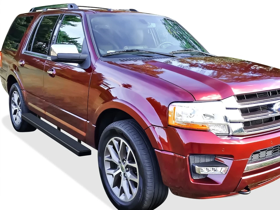 estriberas iBoard 5" negro mate ajuste 03-17 Ford EXPEDITION SUV 4 puertas Foto 2 de 4