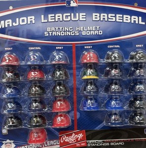 Mlb Mini Helmet Standings Board | eBay