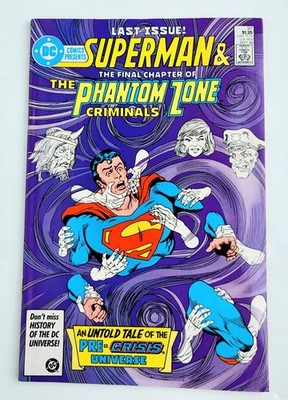 DC Comics Presents #97 Last Issue (1986) Superman Jor-El Bizzaro General Zod VF-