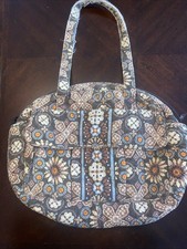 Vera Bradley Large Brown Canyon Baby Changing Bag Read