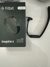 Fitbit Inspire 3 Smartwatch Gesundheit Fitness Aktivitätstracker, Schwarz  