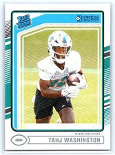 2024 Panini Donruss- Rated Rookie Tahj Washington #346 Dolphins