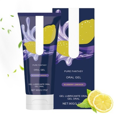 Pure Romance- GREAT HEAD- Oral Gel- Blueberry Lemonade- Relax Gag Reflex