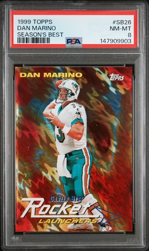 1999 TOPPS SEASON'S BEST #SB26 DAN MARINO PSA 8