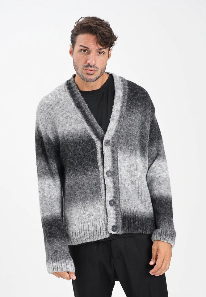 Soy Brian Suéter Y Cárdigan Hombre Gris Cárdigan Gris De Hombre Otoño - Imagen 2 de 4