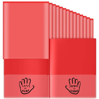 48 Pack Take Home Folder Parent Teacher Communication Folders -Heavy Duty Pla...