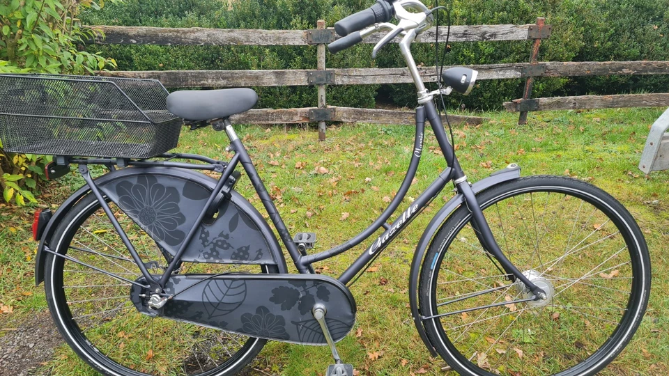 Gazelle Classic Hollandrad, 3 Gang, Fahrrad, Rh: 57 cm, Graphit matt Ornamente. - Bild 2 von 4