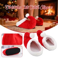 Christmas Cute Cotton Slippers Anti-slip Warm Slippers for Adult Christmas Part.