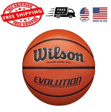 Wilson Evolution 29.5 Official Indoor Basketball Composite Leather Game Ball