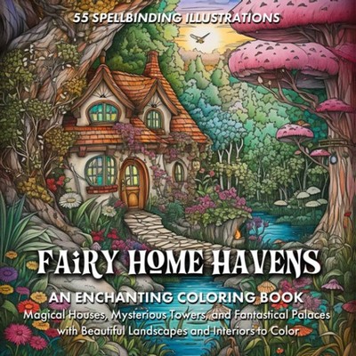 Fairy Home Havens An Enchanting Coloring Book | Magical Houses, Mysterious To...