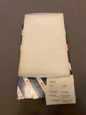 Audi 100 A6 S4 S6 C3 C4 C5 V8 Pollenfilter Innenraumfilter Bosch 1 987 432 024