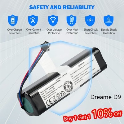 Staubsauger Akku für Dreame D9 Pro F9 S10 Pro X20 Max L10s Ultra Xiaomi S7