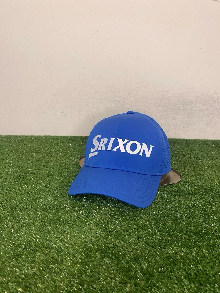 Srixon hat cap strap back blue red lightweight breathable golf mens performance - Image 3 of 4
