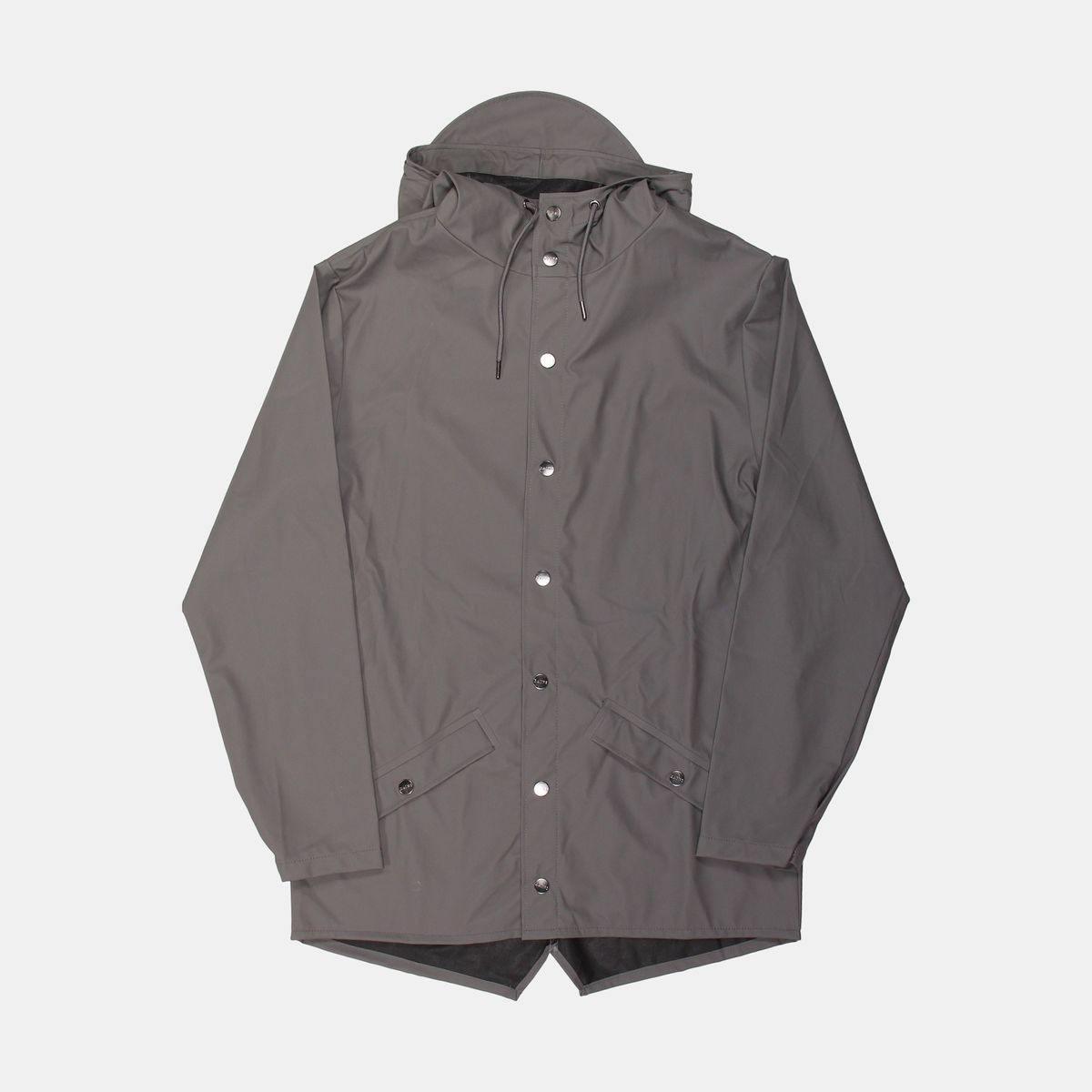 Rains Jacket  / Size XS / Mid-Length / Mens / Grey / Polyurethane