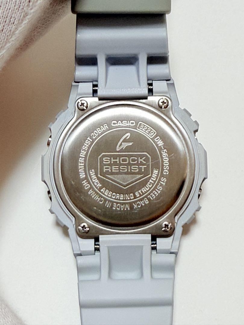 時計 CASIO G-SHOCK DW-5600SG Casio G-Shock Rare Dw-5600Sg Silver White | eBay