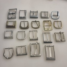 30mm Belt Buckles – 19 Styles in Nickel Plated & Solid Brass (Silver Finish)