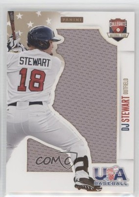 2014 Panini USA Baseball Box Set Jumbo Jerseys 41/49 DJ Stewart #5 03j5