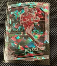 2025 Panini Prizm WNBA Jacy Sheldon Cracked Ice Prizm #113 Washington Mystics