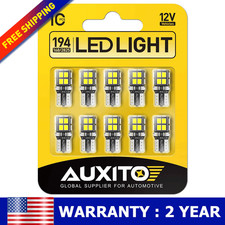 10x Super White LED Interior Light Bulb License Plate T10 194 168 W5W 2825 6000K