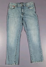 Tommy Hilfiger Jeans Mens Size 34x30 Faded Wash Straight Leg Denim
