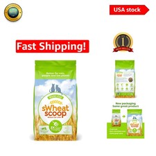 Natural Wheat Cat Litter - 25 lbs of Superior Clumping  Low Tracking