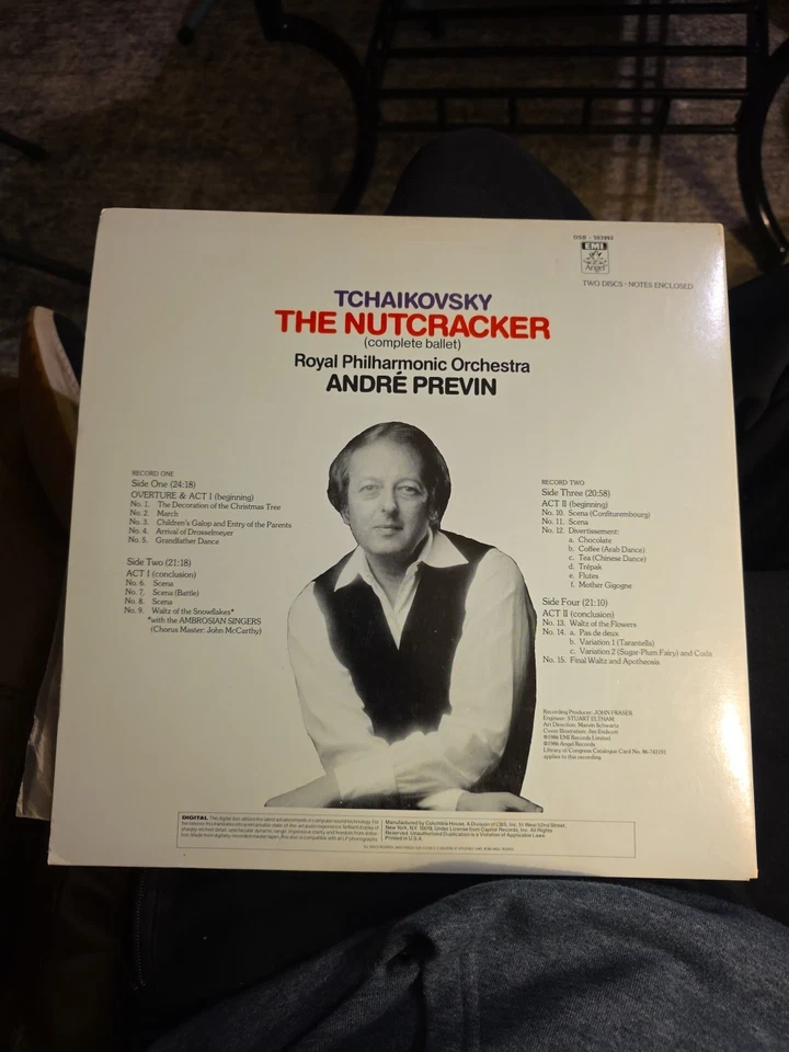 Tchaikovsky the Nutcracker Complete Ballet 2 Vinyl LP Box Set Foto 3 de 4