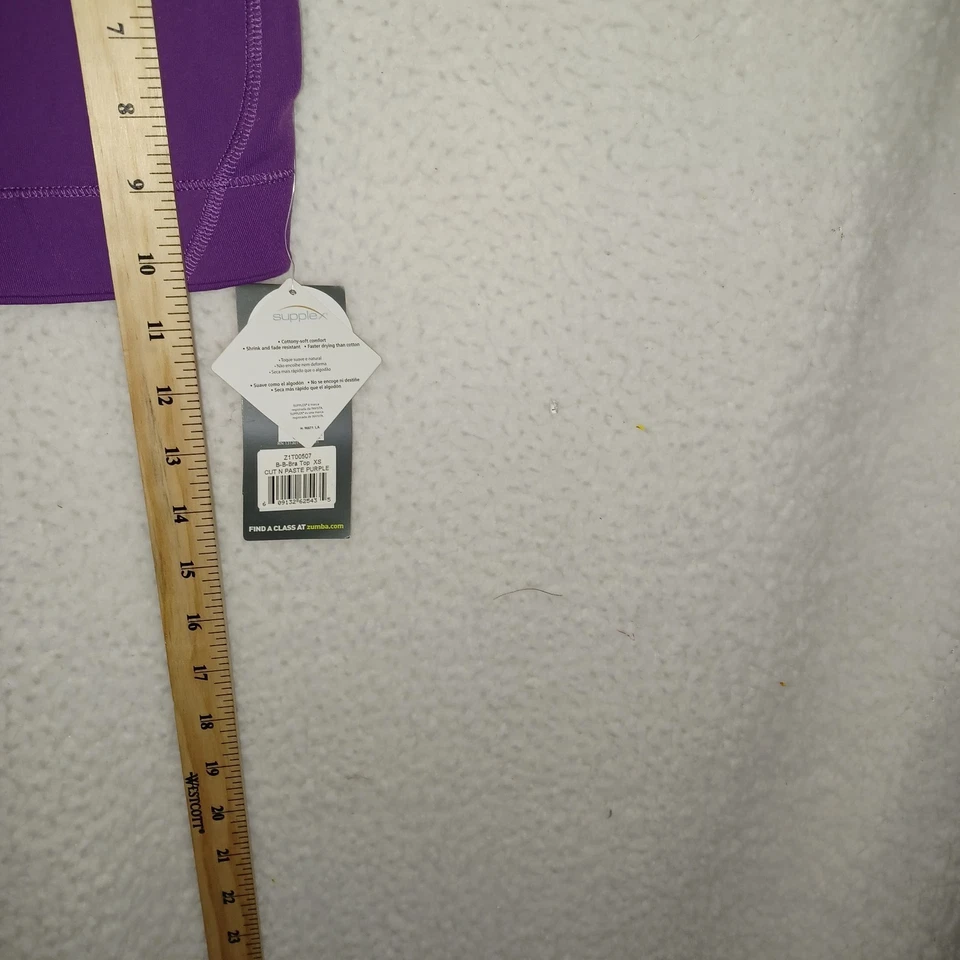 Sujetador deportivo Zumba para mujer talla XS corte N pasta púrpura B B (ZZ) Foto 4 de 4