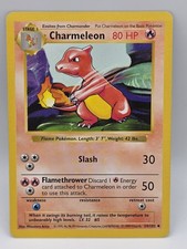 charmeleon pokemon card first edition #24 Prices | Base Set pokemon Trading Card Game Classic Charmeleon Rare 1999 charmeleon pokemon card