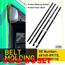 Door Window Belt Weatherstrips For Toyota Pickup Ln50 Ln56 Ln60 4runner 1-5set