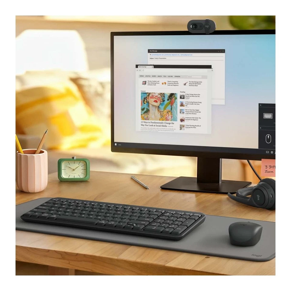 Logitech Tastiera e mouse MK SERIES MK250 Compact Bluetooth Wireless Combo - Immagine 4 di 4