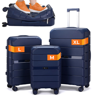 Koffer Unzerstörbar Reisekoffer Rollkoffer Hartschalenkoffer Kofferset  M-L-XL