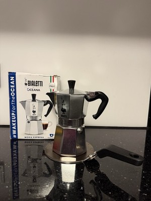 Bialetti Moka Kaffeemaschine zu 4 Tassen, Aluminium
