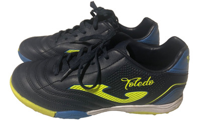 Joma Turf Soccer shoes size 5 Blue Toledo Good Pre-owned Condition Navy Blue YG