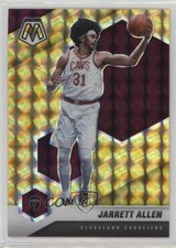 2020-21 Panini Mosaic Reactive Yellow Prizm Jarrett Allen #197 4l3
