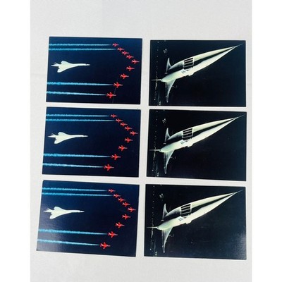 British Airways Concorde QE2 Postcards 1980s Roy Huxley Airlines Aircraft 