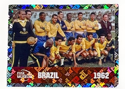 2026 Panini FIFA World Cup Sticker Foil Museum Brazil 1962 #FWC12