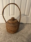 VINTAGE 1970’s SOLOMON ISLANDS  LIDDED BASKET — photo 1